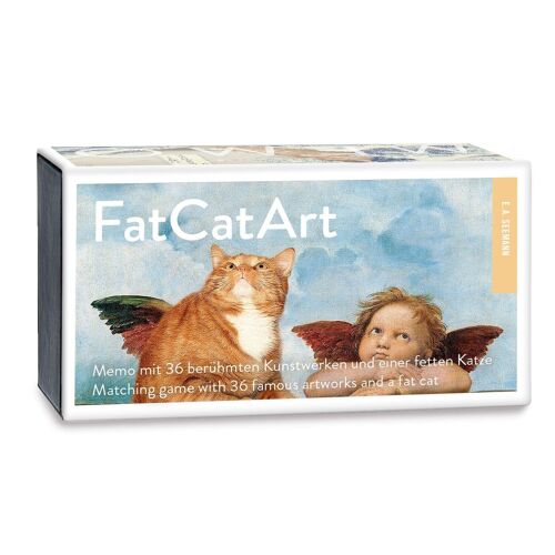 Fat Cat Art. Memo: Gedächtnisspiel Mit 36 Kunstwerken Und Einer Fetten Katze