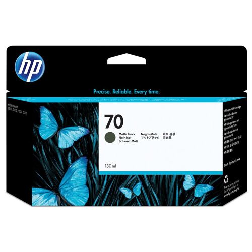 HP 70 cartouche d'encre DesignJet noir mat, 130 ml