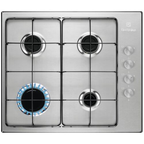 Electrolux EGS6404SX Acier inoxydable Intégré 60 cm Gaz 4 zones