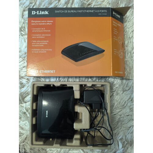 Hub Ethernet / Switch Ethernet D-Link DES-1008D 8 ports