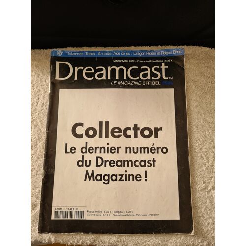 Dreamcast Le Magazine 🇫🇷 Officiel Sega Très Rare 💯 Collector Le Dernier Numéro: Mars / Avril 2002