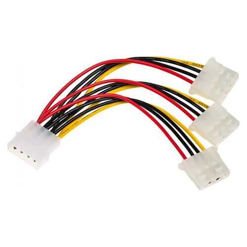 Câble molex 1 prise femelle 3 prises mâles