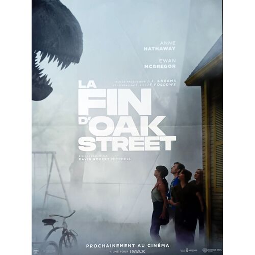 La Fin D Oak Street (The End Of Oak Street) - Véritable Affiche De Cinéma Pliée - Format 40x60 Cm - De David Robert Mitchell Avec Anne Hathaway, Ewan Mcgregor, Maisy Stella - 2026