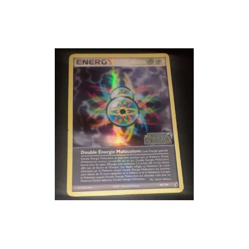 Pokemon Energy Double Énergie Multicolore 88 / 100 Holo Reverse Gardiens De Cristal