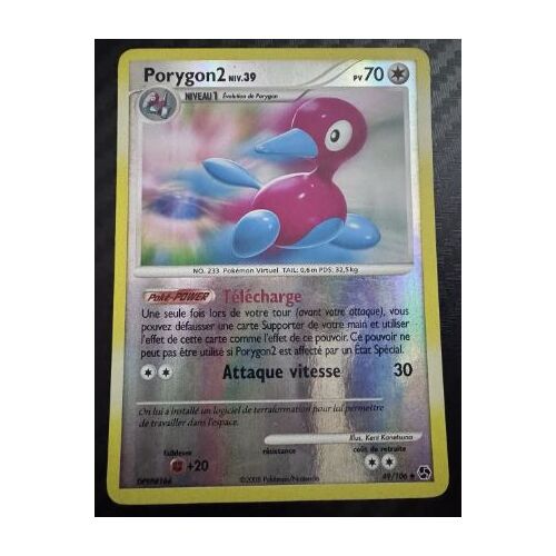 Pokemon Porygon 2 Reverse 49 / 106 Duel Au Sommet
