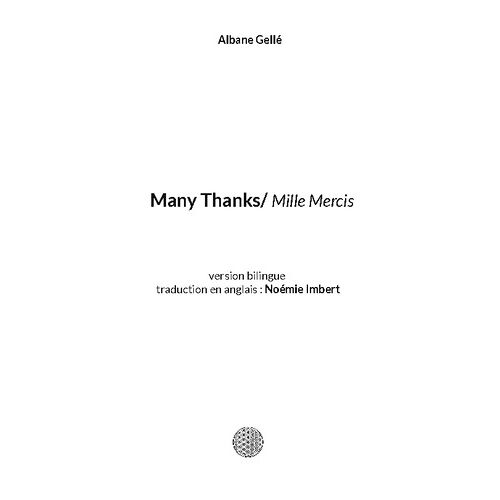 Many Thanks / Mille Mercis