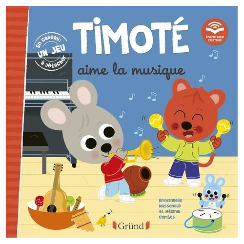 Timoté - Timoté Aime La Musique - Avec 1 Jeu À Détacher