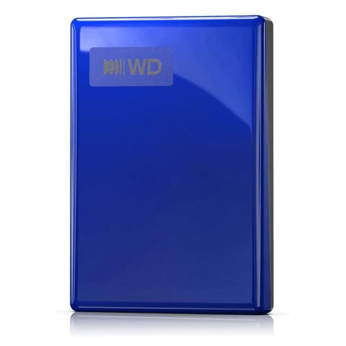 WD My Passport - Disque dur - chiffré - 2 To - externe (portable) - USB 3.2 Gen 1 (USB-C connecteur) - AES 256 bits - cobalt