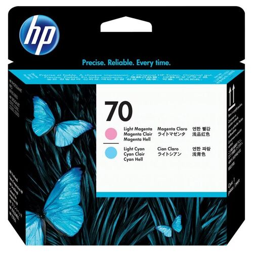 HP 70 - Magenta clair, cyan clair - tête d'impression - pour DesignJet HD Pro MFP, T120, Z2100, Z3100, Z3100ps, Z3200, Z3200ps, Z5200, Z5400