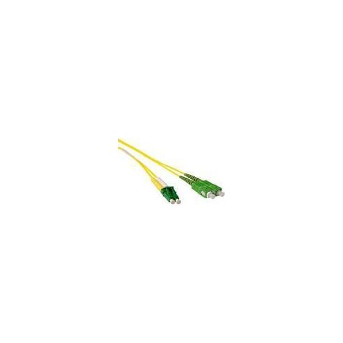 ACT 5 meter LSZH Singlemode 9/125 OS2 fiber patch cable duplex with LC/APC8 and SC/APC8 connectors. (RL2705)