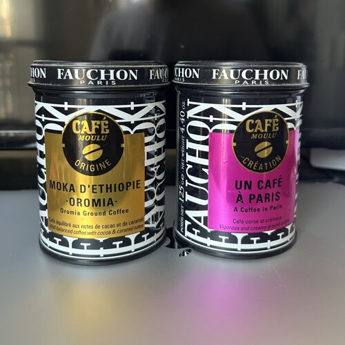 Boîtes Café Fauchon Vides