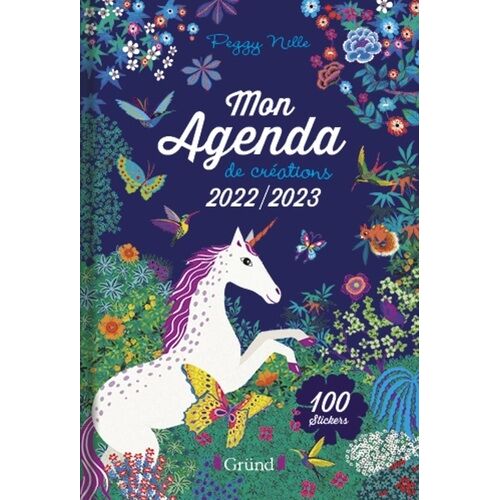 Mon Agenda De Créations - Avec 100 Stickers