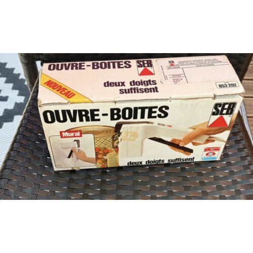 Ouvre-Boîtes Vintage Électrique Seb