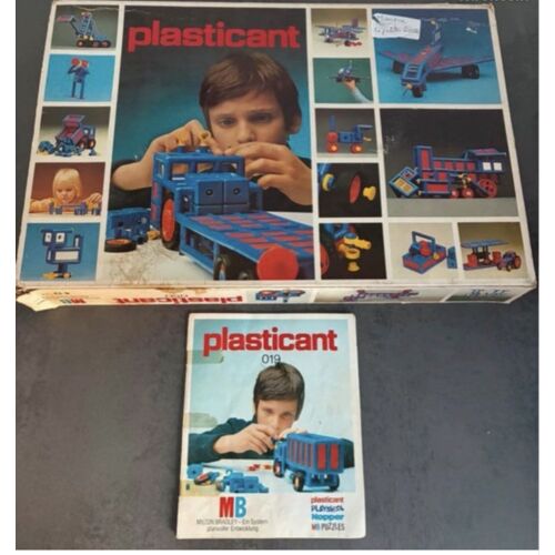 Plasticant MB ancien jeu de construction vintage