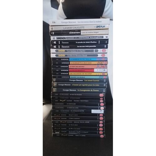 Lot De 30 Livres Simenon