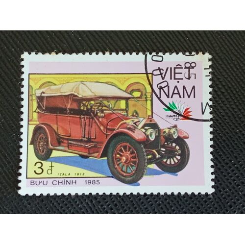 Timbre Vietnam Y T 627 Automobiles, Itala, 1912 1985 (040810 )
