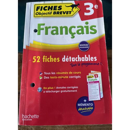 Fiches Objectif Brevet 3eme 52 Fiches Detachables