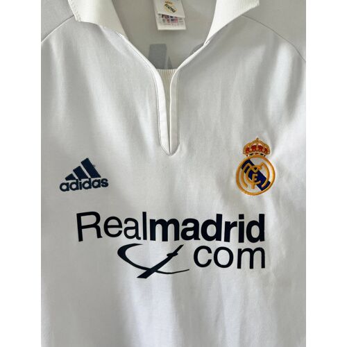 Maillot Foot Authentique Retro Et Vintage - Real Madrid Domicile #5 Zidane 2001/2002 Xl