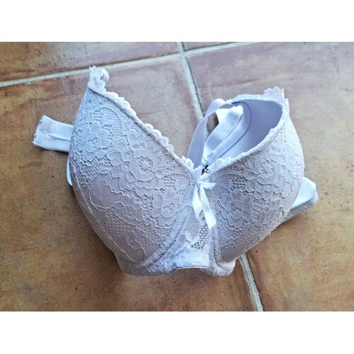 Soutien Gorge Avec Petit Noeud Décoratif Taille 100d Couleur Blanc