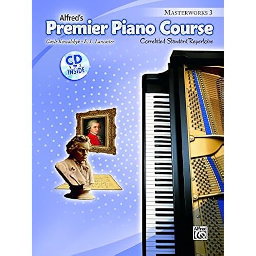 Alfred's Premier Piano Course Masterworks 3: Correlated Standard Repertoire