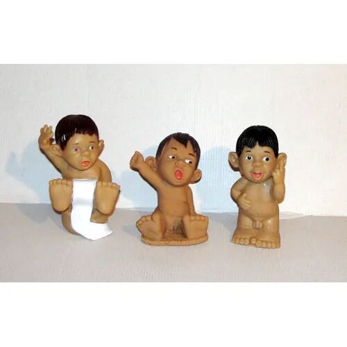 Bébé Gloobee + Joimy Lot 3 Figurine Bébé Tout Nu 14 Cm Figurine Vintage
