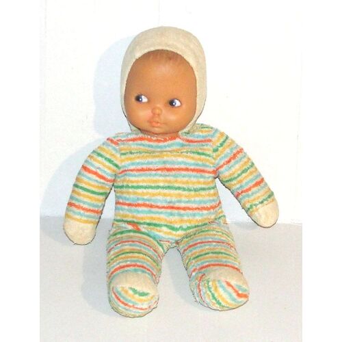doudou poupée de chiffon ancien bébé clodrey langeais 28 cm