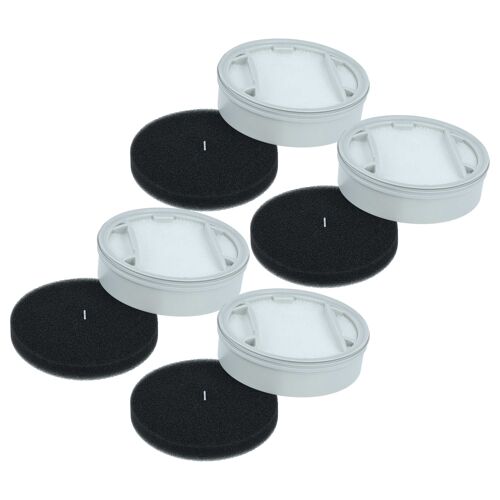 vhbw 4x Filtre remplacement pour Philips XV1651/01 | pour aspirateur sans-fil - Filtre anti-saleté