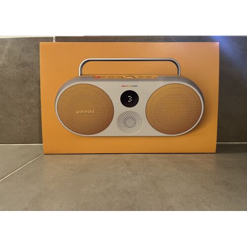 Polaroid P3 Neuf - Lecteur de Musique Noir – Haut-Parleur Bluetooth sans Fil rétro-futuriste Rechargeable avec Double appariement stéréo