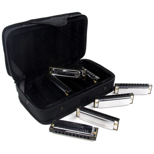 Hohner Starterset - Blues Harmonica Set De 7 Harmonicas