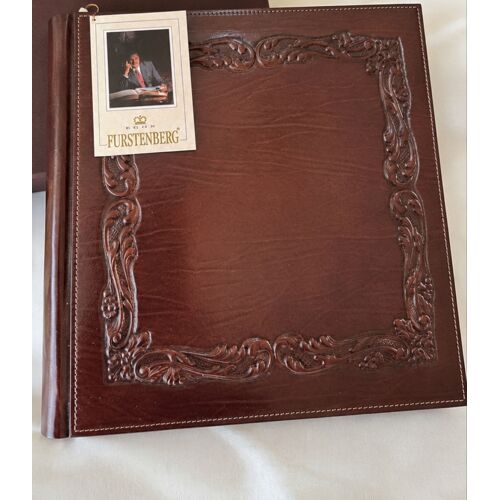 Album Cuir Luxe Neuf Furstenberg Avec Étui Et Boîte 35 Par 37 Cm