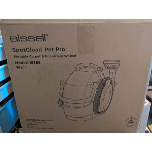 BISSELL SpotClean Pet Pro - Nettoyeur Taches d'Animaux - Aspirateur Shampouineuse - Nettoyeur Tapis, Voiture et Tissus d'Ameublement