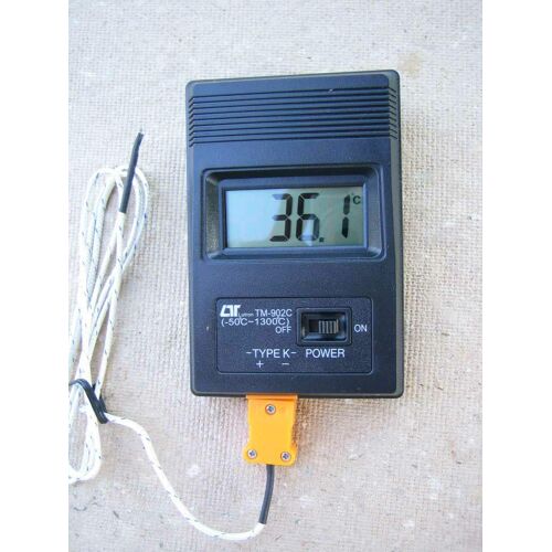 Thermomètre NEUF Digital 1300° Numerique avec Sonde pour Laboratoire avec Sonde K ou Thermocouple pour une TRES grande précision!