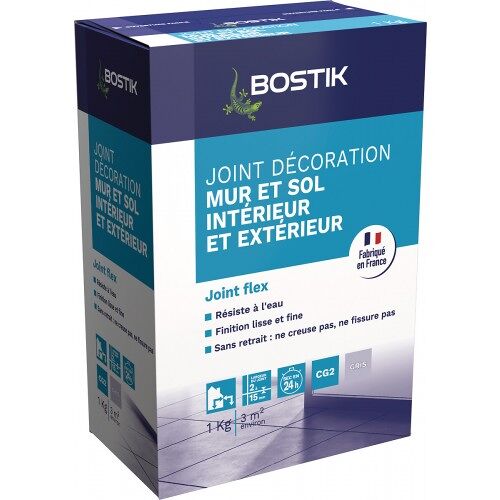 Joint flex carrelage pour mur et sol - intérieur et extérieur - blanc - 1kg BOSTIK
