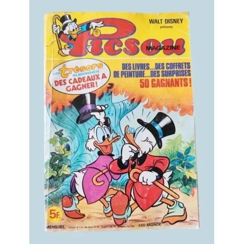 Picsou Magazine N°94 1979 Disney Vintage Bd