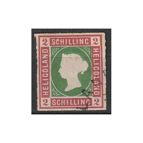 Timbre Oblitéré Avec Charnière Heligoland, Colonie De La Couronne Britannique. Reine  Alexandrine Victoria Du Royaume-Uni Année 1867 N° 3