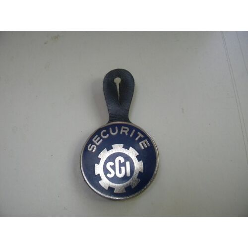 Insigne De Poitrine De Gardien De La Société Générale Industrielle ( Disparue ).
