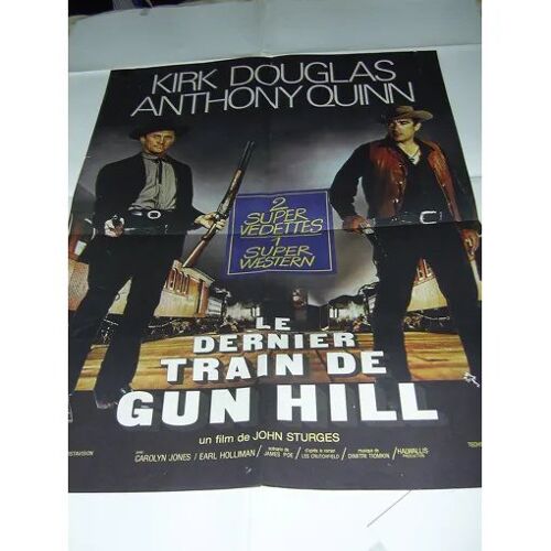 En 60x80 "Le Dernier Train De Gun Hill"