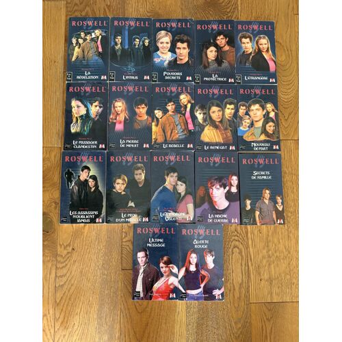 Lot 17 Livres Roswell Tome 1 À 17 La Serie De M6 Sf