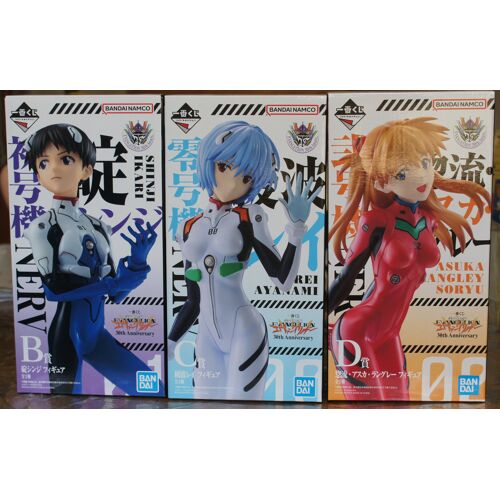 Ichiban Kuji Shin Seiki Evangelion 30 30th Anniversary B C D Ikari Shinji Rei Ayanami Souryuu Asuka Langley