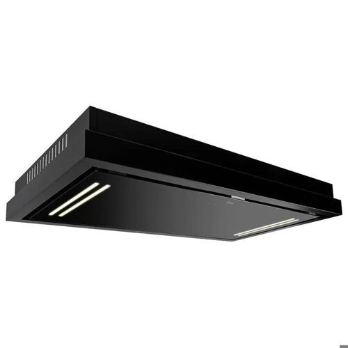 Gurari Hotte encastrable plafond 120cm GCH 343 120BL Hotte aspirante 1000m³/h - Moteur EBM - Ionisation - Recyclage