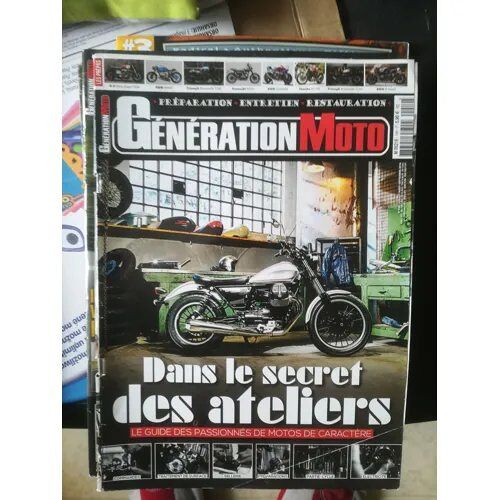 Generation Moto Hors Serie 10 Harley Dyna Super Glide,Bmw R Nine T,Yamaha Xv750,Bmw R80rt,Kawasaki W650,Triumph Bonneville T100,Bmw S1000rr