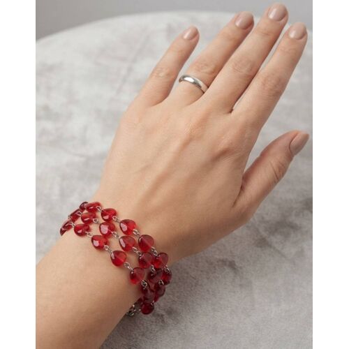 Bracelet Coeurs Rouges