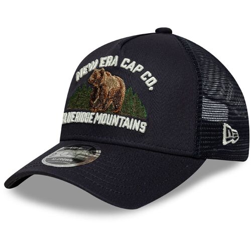 New Era Mesh Trucker Cap - Outdoor Blue Ridge Mountains Navy