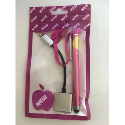 Adaptateur 1 prise Lightning mâle 1 prise Lightning femelle pour la charge 1 prise lightning femelle pour hauts parleurs pour iPhones 5 à 14.