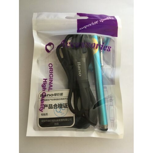 llano câble 1.5 mètre 1 prise USB type A + 1 prise USB type C mâle + 1 prise lightning (iPhone 5 à 14) mâle + 1 prise micro usb mâle.