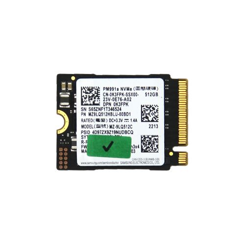 SSD M.2 NVMe 2230 512 Go