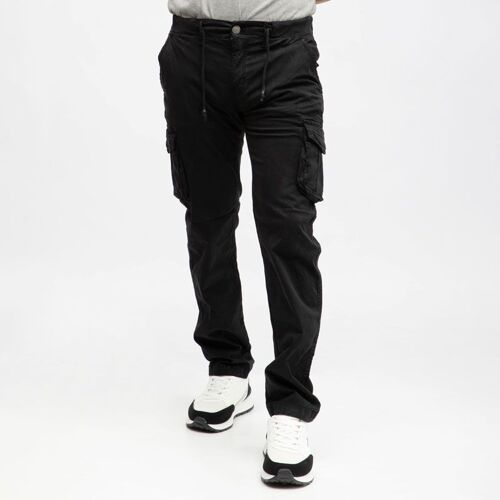 Pantalon Cargo Kaki James-Ds Homme Paname Brothers