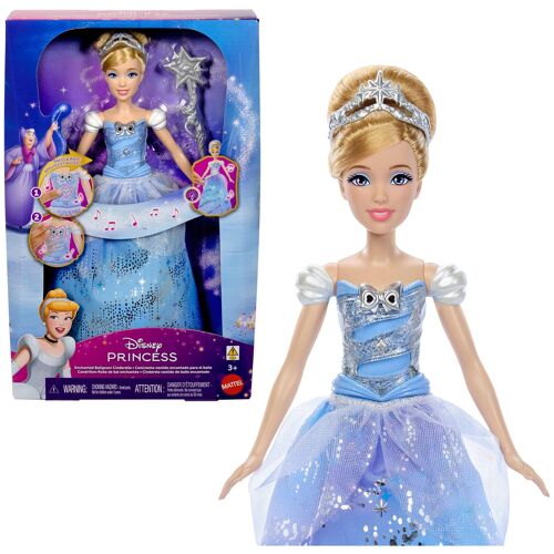 Disney Princess -Poupée Cendrillon et sa Robe Enchantée
