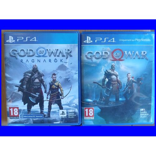 Lot God of war 2018 et God of war Ragnarok ps4