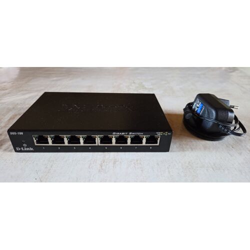 Switch 8 ports Gigabit D-Link DGS-108 - fonctionne partiellement